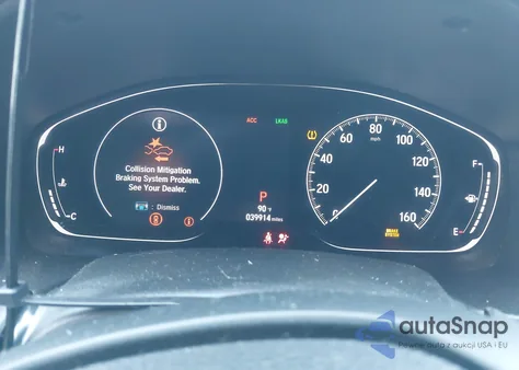 2019 Honda Accord Ex-L z USA, uszkodzony, nr VIN 1HGCV1F55KA077145